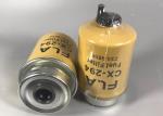 Excavator Diesel Fuel Filter Head , Oil Filter Head Steel Materials