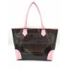 Buy cheap Fashionable Design Pvc Tote Shopping Bags Black Color 47*30.5*5.5 Cm from wholesalers