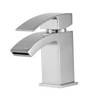 Buy cheap Single Handle Brass Bathroom Mixer Tap Chrome Finish T8322W product
