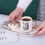 OEM ODM Ceramic Tea Cup , Personalised Ceramic Mugs For Home Decor