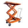 Buy cheap Hydraulic Mobile 300kg Hand Operated Scissor Lift 1010mmx520mm Max Height 1585mm from wholesalers