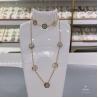 Buy cheap CE Engagement Stainless Steel Jewelry Set White Fritillary Plum Necklace from wholesalers