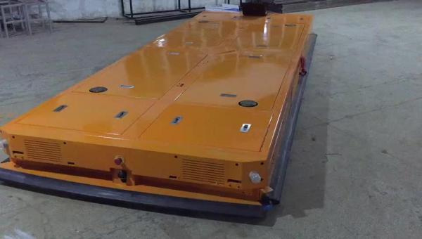 Buy cheap 50T Heavy Load Automated Guided Vehicle 500Ah Battery Power Trackless Transfer Cart from wholesalers