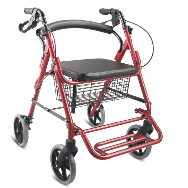 Buy cheap GT-965LH-B-1 Aluminum Mobility Elderly Lightweight Folding Walking Frame With Seat from wholesalers