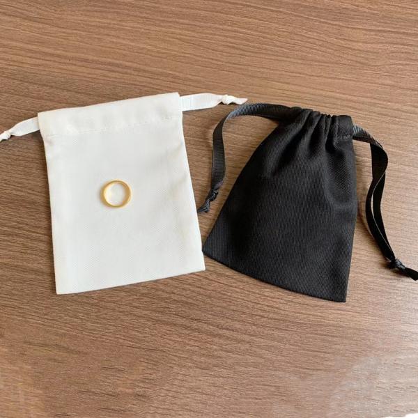 Buy cheap OEM CMYK Print Drawstring Jewelry Pouch With Cotton Ribbon from wholesalers