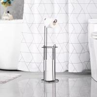 Buy cheap Bathroom Standing Paper Dispenser Toilet Tissue Paper Roll Storage Shelf Toilet product