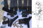 Excavator Hammer Parts Pedal Valve For Crawler Digger Attachment Option
