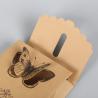Buy cheap Custom kraft paper candy box personality black cardboard hollowed window box custom from wholesalers