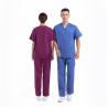 Buy cheap Polyester Hospital Scrub Suit Uniforms Short Sleeve Cotton Nursing Doctor from wholesalers