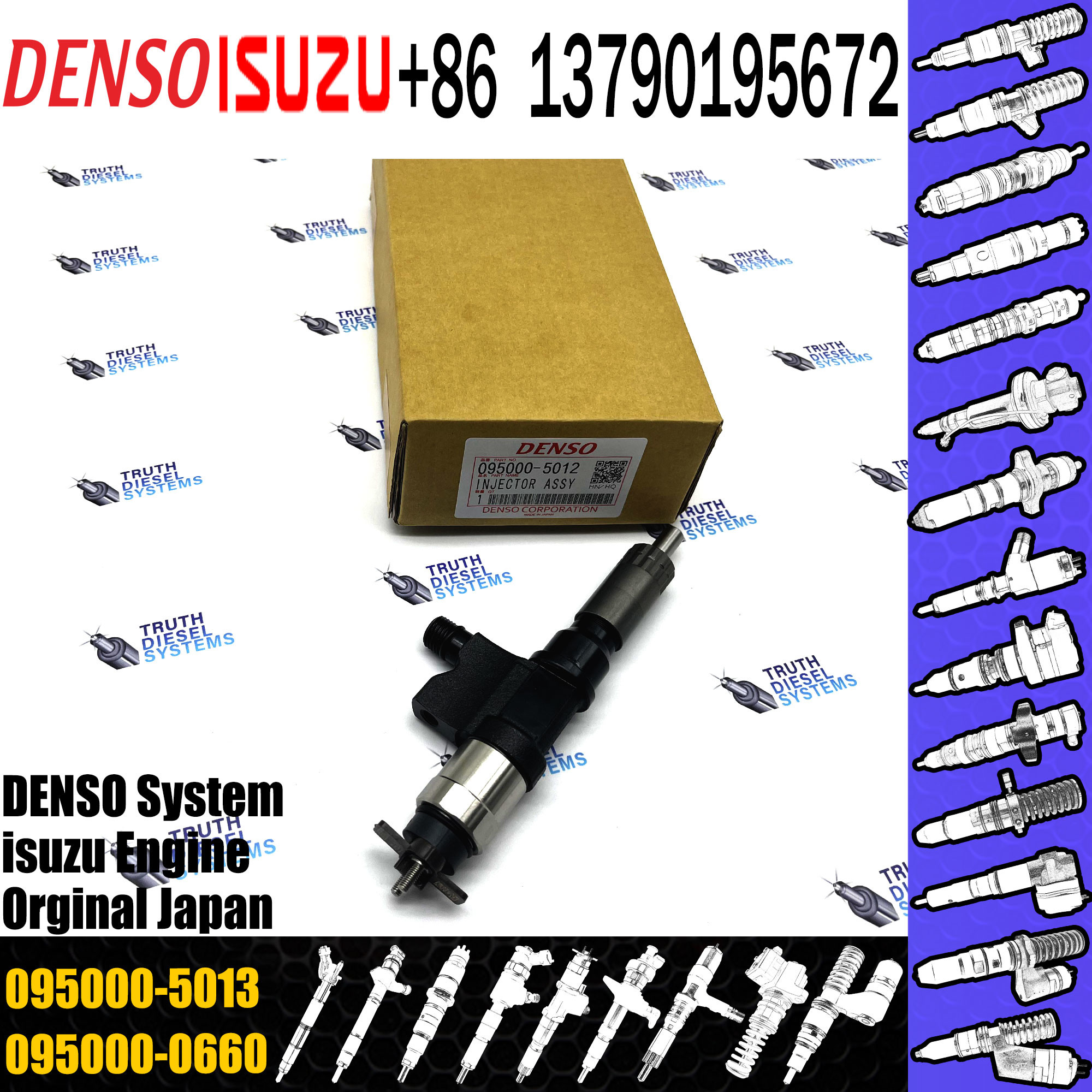 common rail 6M60 ME304627 Injector Nozzle 095000-5450 9709500-686 095000-6860 or fuel injector 095000-6860