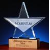 Buy cheap Wooden Base Custom Resin Trophies Personalized Crystal Trophy from wholesalers
