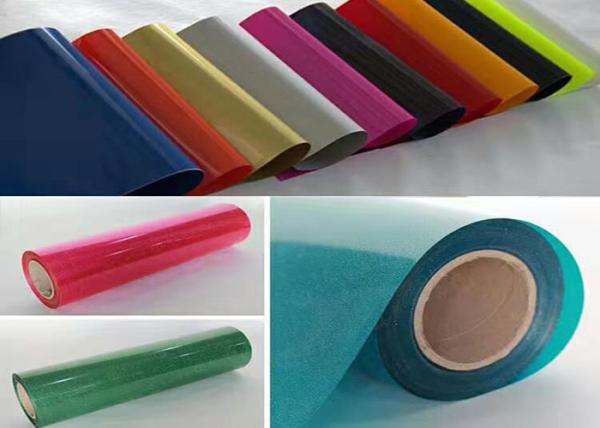 Buy cheap Lettering Printed Heat Transfer Foil Rolls Good Tensile Strength 42 Colors from wholesalers