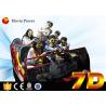 Buy cheap Multiplayer 6 / 9 / 12 Seats 7D Movie Theater / Theme Park Truck Mobile 5D Cinema from wholesalers