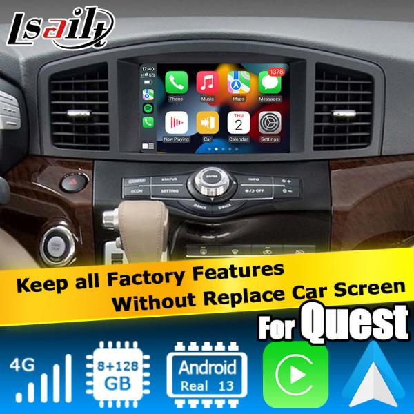 Android 13 System Wireless Carplay Interface For Nissan Quest RE52 Elgrand E52