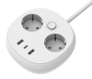 China PD 32W And 45W Smart Power Strip With Multiple USB Ports , AC Socket 250V16A 4000W on sale