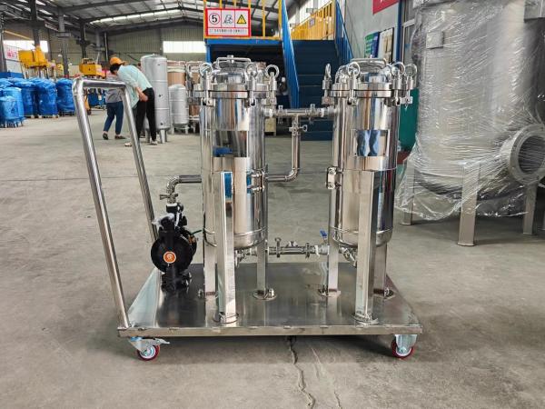 Buy cheap Stainless Steel Industrial Movable Filter Housing Food Grade Single Bag Filter from wholesalers