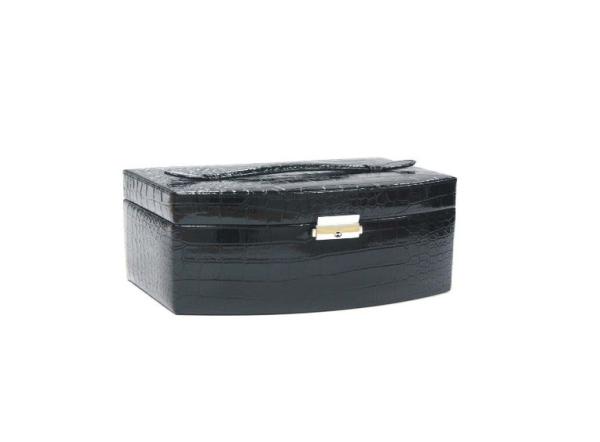 Buy cheap Crocodile Grain Leather Empty Jewelry Gift Boxes PU Imitation Leather With Tray from wholesalers