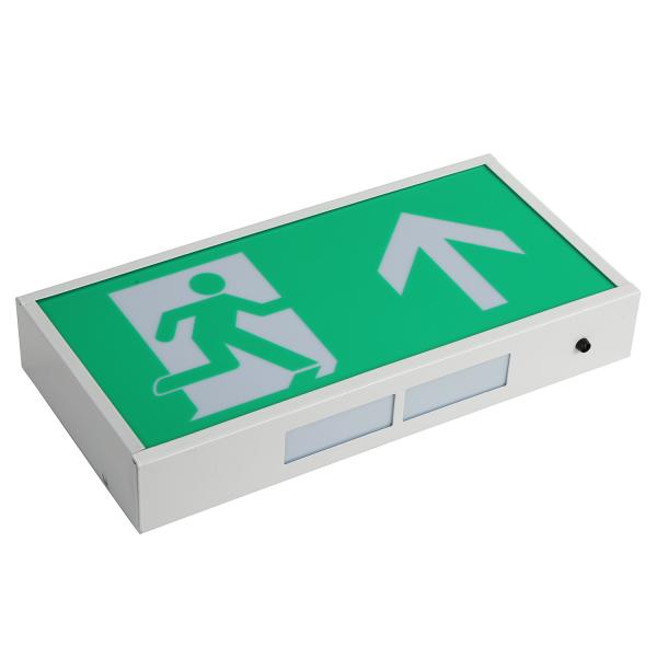 Rechargeable Led Exit Signs , Emergency Battery Powered Exit Sign Lights With 3