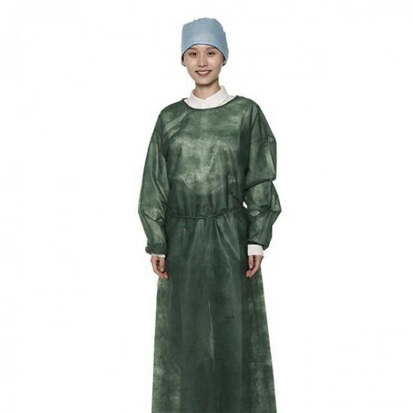 Buy cheap FDA Aami Level 4 Isolation Gown / Disposable Medical Isolation Gown from wholesalers