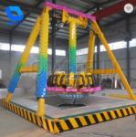 Funfair Ground Pendulum Swing Ride , Custom 6 Seats Mini Frisbee Ride