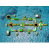 Buy cheap Customized Outdoor Giant Inflatable Floating Water Park For Entertain , 55.4*28 M from wholesalers