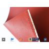 Buy cheap Heat Resistant Red Silicone Coated Fiberglass Cloth Double Sides 1.3mm from wholesalers