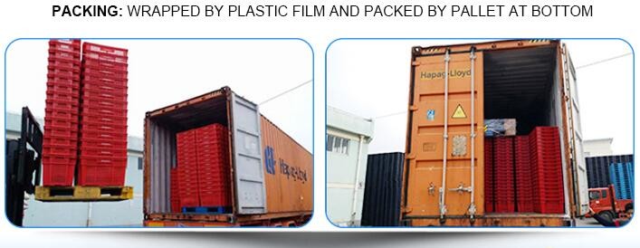 Standard Sizes HDPE Collapsible Plastic Pallet Box, Heavy Duty Industry Storage Use Collapsible Plastic Mega Bin