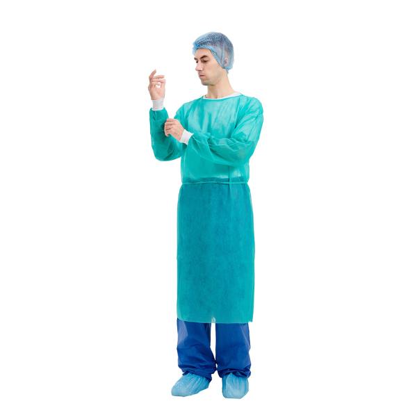 Buy cheap 20gsm Disposable Isolation Clothing , CE FDA Isolation Gowns from wholesalers