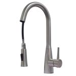 304/316 Stainless Steel Satin Finished Kitchen Faucet With Pull Down Out
