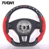 Buy cheap Mercedes W172 W204 C43 AMG Steering Wheel Custom Carbon Fiber Red Alcantara from wholesalers