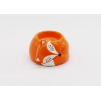 Buy cheap Fox Shape Ceramic Candle Holders / Handmade Tea Light Holders Home Decoration product