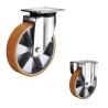 Buy cheap ISO9001 500kg Loading 8 Inch Polyurethane Industrial Wheels With Aluminium Core from wholesalers