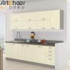 Buy cheap French Style Kitchen Cupboard with Radius Beveled Edge Countertop and Melamine Board from wholesalers