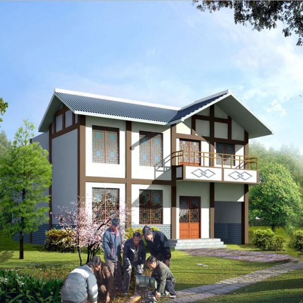 Buy cheap Stable Light Steel Villa House / Light Steel Homes Earthquake Resistance By Household Appliance from wholesalers