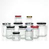 Buy cheap Empty Honey Bottle Glass Mini Hexagonal Honey Jar 500ml 380ml 180ml 90ml 45ml With Lid from wholesalers