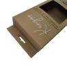 Buy cheap Hanging Brown Self Assembly Paper Boxes Flat Rectangle Auto Lock Bottom Carton from wholesalers