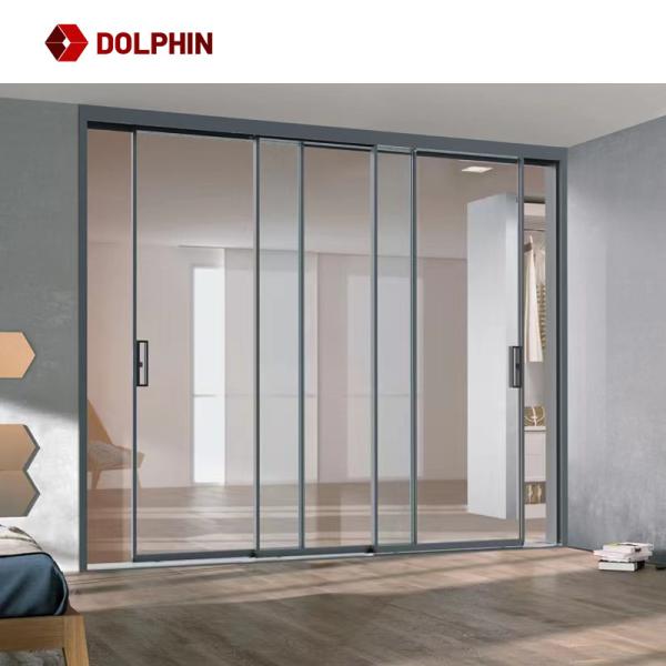 Buy cheap Aluminium Semi-Automatic Sliding Door Soundproof Interio Room Dividers Bath Slide Door from wholesalers
