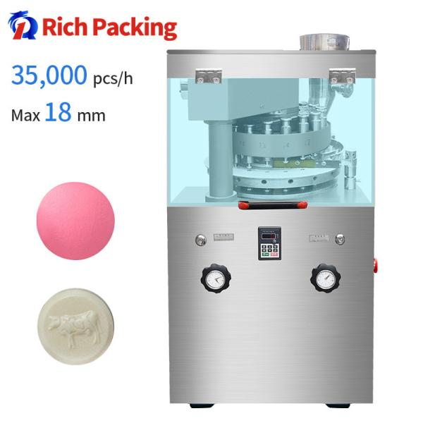 Quality Automatic Tablet Compression Machine Pharmaceutical Herbal Tablet Making Machine For Pill Tablet for sale