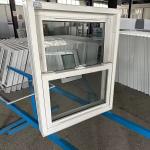Hurricane Impact Double Hung PVC Windows Double Glazed UPVC Windows