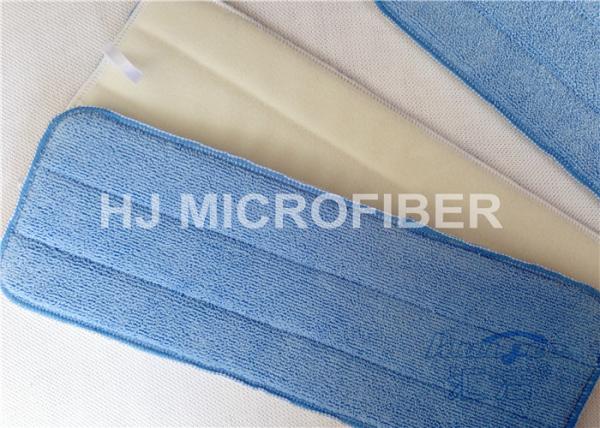 Buy cheap High Absorbent Blue Microfiber Dust Mop / Microfiber Flat Mops 5” X 18” from wholesalers