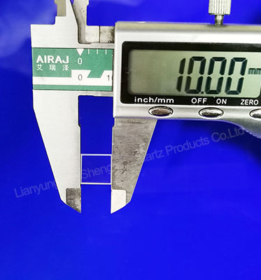 High Transmittance Quartz Glass Plate Transparent Cutting For UV Light