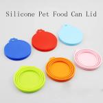 Multicolor Silicone Pet Suppliers Food Lids Non Spill Odorless
