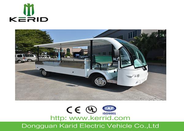 Buy cheap High Powered White Electric Cargo Van Utility Golf Cart Flatbed With 2 Person from wholesalers