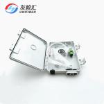 Outdoor 2 Ports 36mm Dia Mini FTTH Termination Box IP65 With SC / APC Adapter