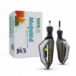 DC12V Yellow LED Water Flow Turn Signal Warning Light for YAYE Motorcycle 2385