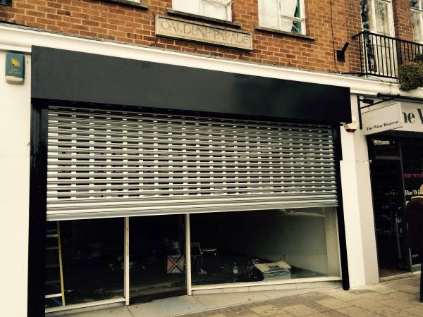 Buy cheap Motorized With Remote Control Punched Steel Roller Shutter Door / Steel Roller Garage Doors For Commercial/Residential from wholesalers