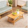 Buy cheap Multifunctional Solid Bamboo Furniture Simple and Modern Coffee Table for Small Homes from wholesalers