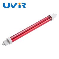 Buy cheap Red Quartz Glass Short Wave Ir Lamps 1500mm Ceramic Infrared Heating Element product