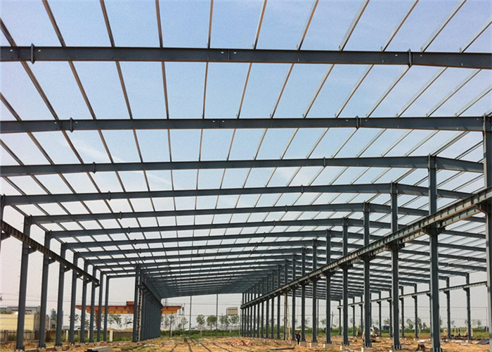 Prefabricated Steel Frame Structure Construction Commodity Storage Warehouse