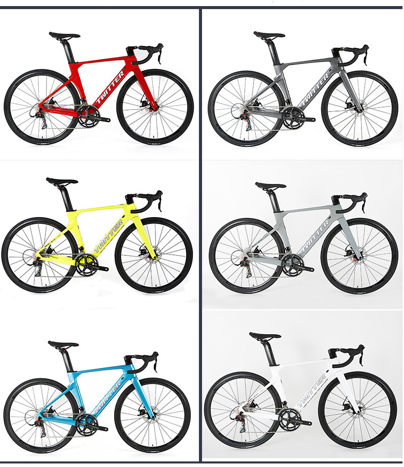 High Modulus Carbon Fiber Road Bike RETROSPEC 24 Bike Speed Multi Colors